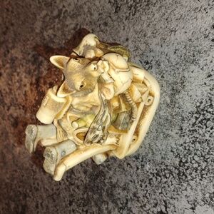 Harmony Kingdom “Wolfie in Space” Figurine, Royal Watch Collector's Club